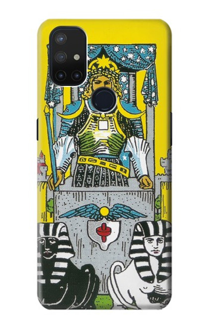 W3739 Tarot Card The Chariot Hülle Schutzhülle Taschen und Leder Flip für OnePlus Nord N10 5G