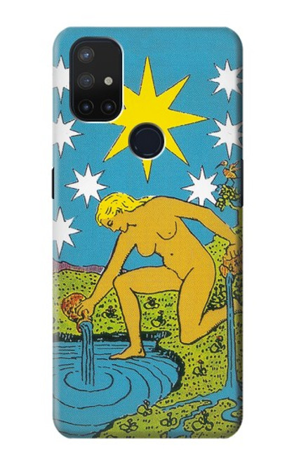 W3744 Tarot Card The Star Hülle Schutzhülle Taschen und Leder Flip für OnePlus Nord N10 5G