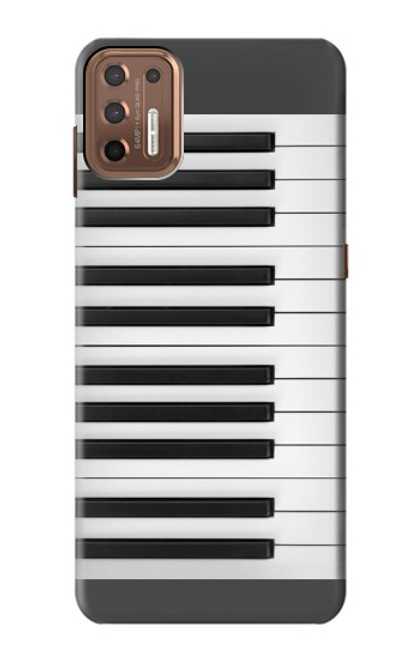 W2082 One Octave Piano Hülle Schutzhülle Taschen und Leder Flip für Motorola Moto G9 Plus