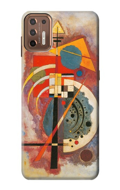 W3337 Wassily Kandinsky Hommage a Grohmann Hülle Schutzhülle Taschen und Leder Flip für Motorola Moto G9 Plus