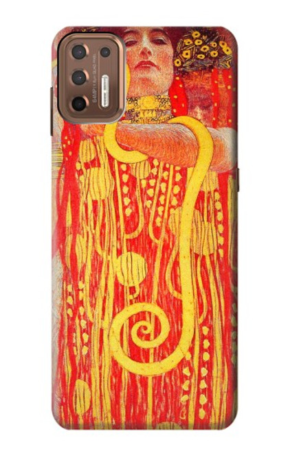 W3352 Gustav Klimt Medicine Hülle Schutzhülle Taschen und Leder Flip für Motorola Moto G9 Plus