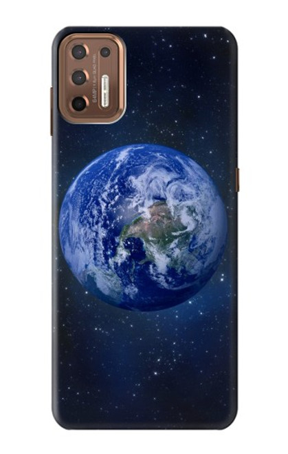 W3430 Blue Planet Hülle Schutzhülle Taschen und Leder Flip für Motorola Moto G9 Plus