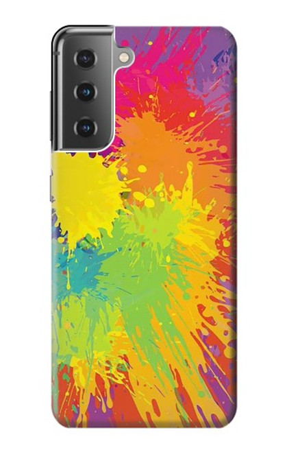 W3675 Color Splash Hülle Schutzhülle Taschen und Leder Flip für Samsung Galaxy S21 Plus 5G, Galaxy S21+ 5G