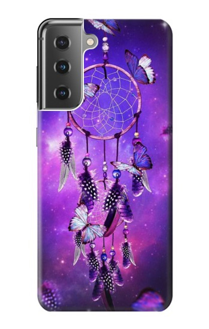 W3685 Dream Catcher Hülle Schutzhülle Taschen und Leder Flip für Samsung Galaxy S21 Plus 5G, Galaxy S21+ 5G