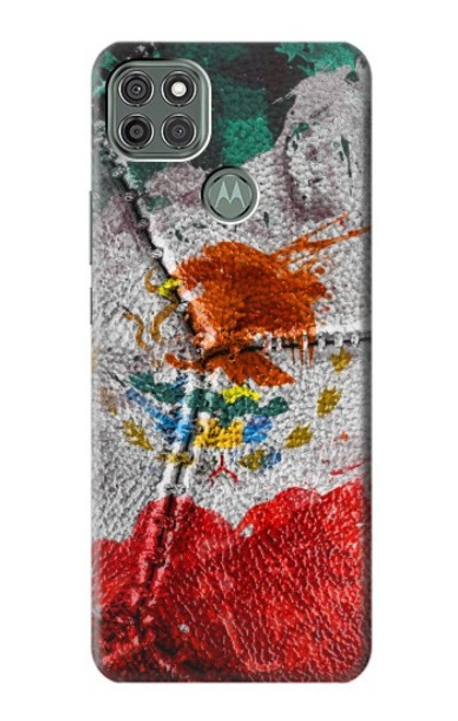 W3314 Mexico Flag Vinatage Football Graphic Hülle Schutzhülle Taschen und Leder Flip für Motorola Moto G9 Power