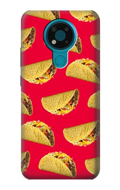 W3755 Mexican Taco Tacos Hülle Schutzhülle Taschen und Leder Flip für Nokia 3.4