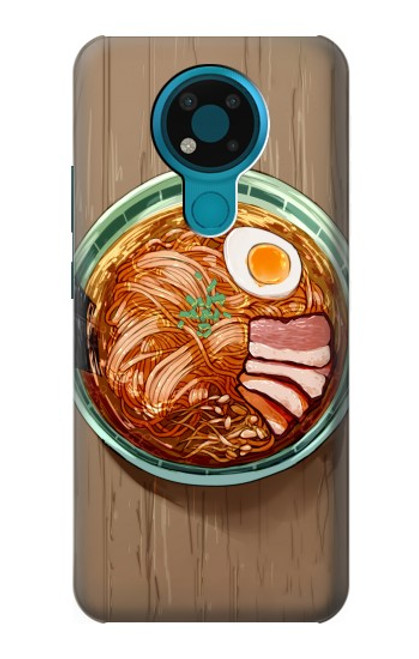 W3756 Ramen Noodles Hülle Schutzhülle Taschen und Leder Flip für Nokia 3.4