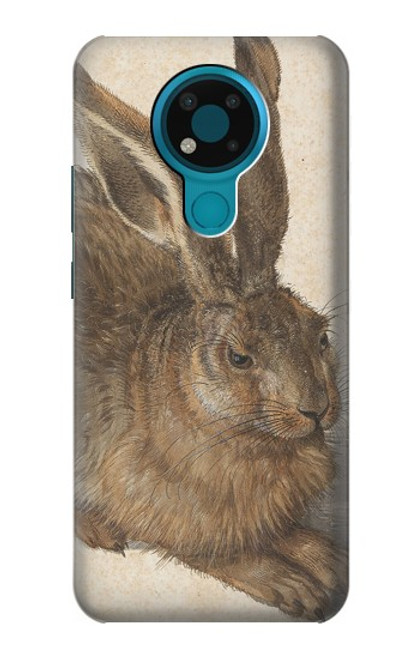 W3781 Albrecht Durer Young Hare Hülle Schutzhülle Taschen und Leder Flip für Nokia 3.4