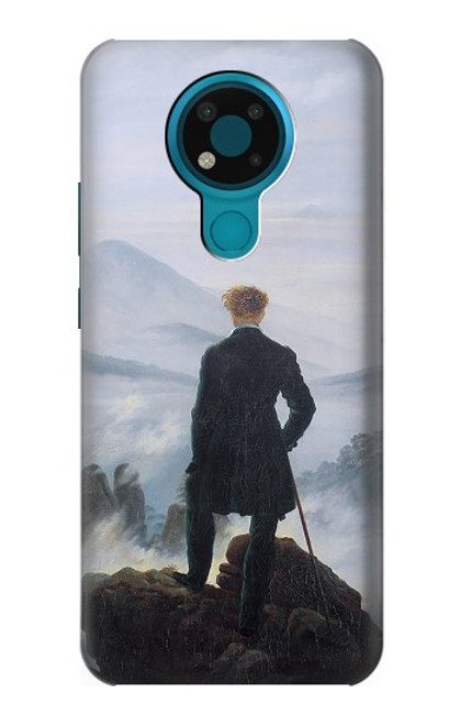 W3789 Wanderer above the Sea of Fog Hülle Schutzhülle Taschen und Leder Flip für Nokia 3.4