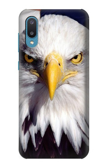 W0854 Eagle American Hülle Schutzhülle Taschen und Leder Flip für Samsung Galaxy A04, Galaxy A02, M02