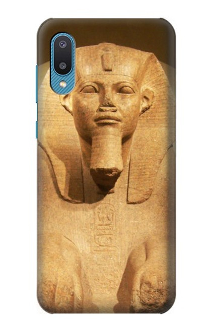 W1973 Sphinx Egyptian Hülle Schutzhülle Taschen und Leder Flip für Samsung Galaxy A04, Galaxy A02, M02