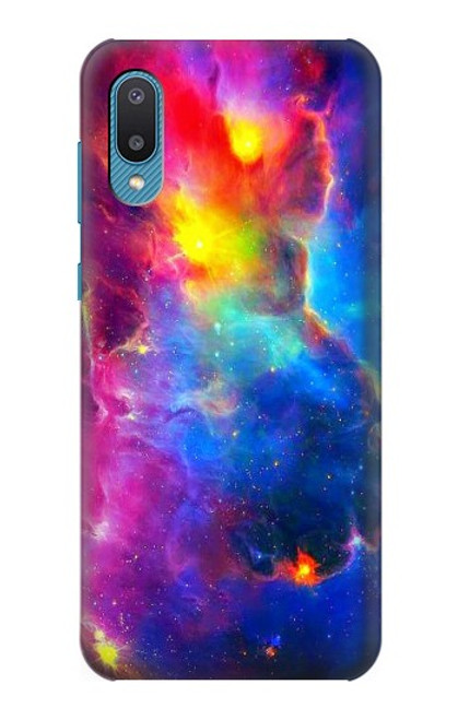 W3371 Nebula Sky Hülle Schutzhülle Taschen und Leder Flip für Samsung Galaxy A04, Galaxy A02, M02