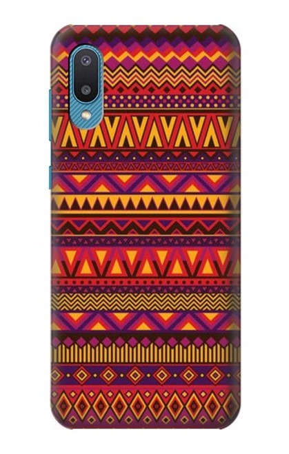 W3404 Aztecs Pattern Hülle Schutzhülle Taschen und Leder Flip für Samsung Galaxy A04, Galaxy A02, M02