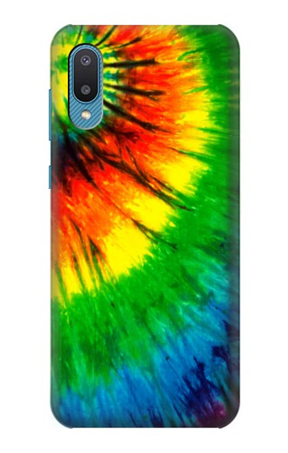 W3422 Tie Dye Hülle Schutzhülle Taschen und Leder Flip für Samsung Galaxy A04, Galaxy A02, M02