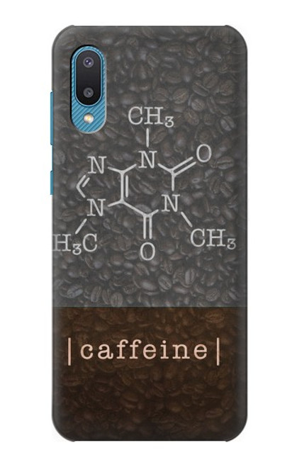 W3475 Caffeine Molecular Hülle Schutzhülle Taschen und Leder Flip für Samsung Galaxy A04, Galaxy A02, M02