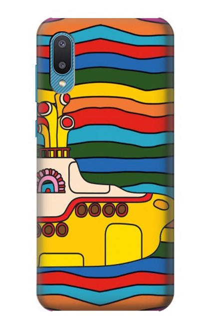 W3599 Hippie Submarine Hülle Schutzhülle Taschen und Leder Flip für Samsung Galaxy A04, Galaxy A02, M02