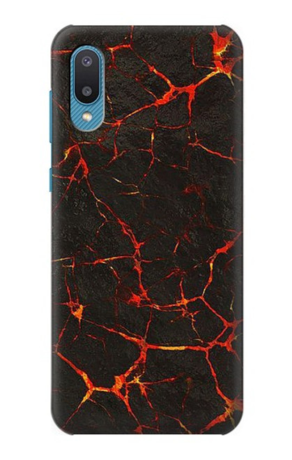 W3696 Lava Magma Hülle Schutzhülle Taschen und Leder Flip für Samsung Galaxy A04, Galaxy A02, M02
