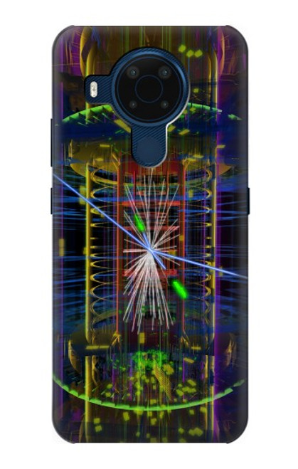 W3545 Quantum Particle Collision Hülle Schutzhülle Taschen und Leder Flip für Nokia 5.4