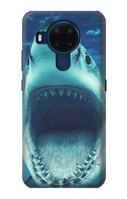 W3548 Tiger Shark Hülle Schutzhülle Taschen und Leder Flip für Nokia 5.4