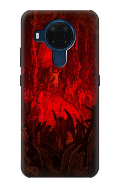 W3583 Paradise Lost Satan Hülle Schutzhülle Taschen und Leder Flip für Nokia 5.4