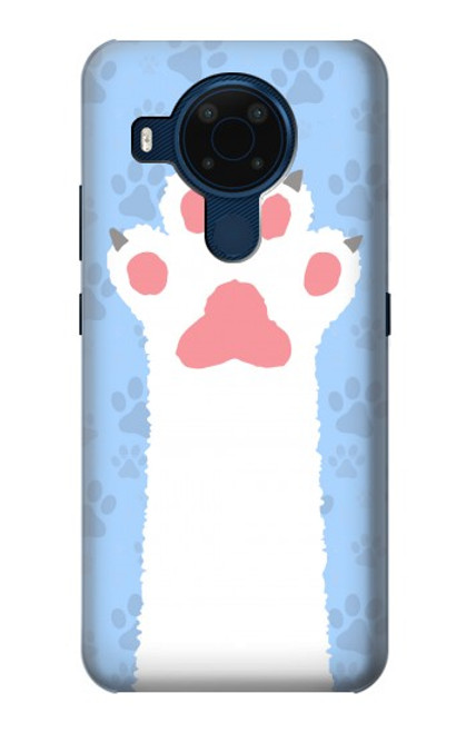 W3618 Cat Paw Hülle Schutzhülle Taschen und Leder Flip für Nokia 5.4