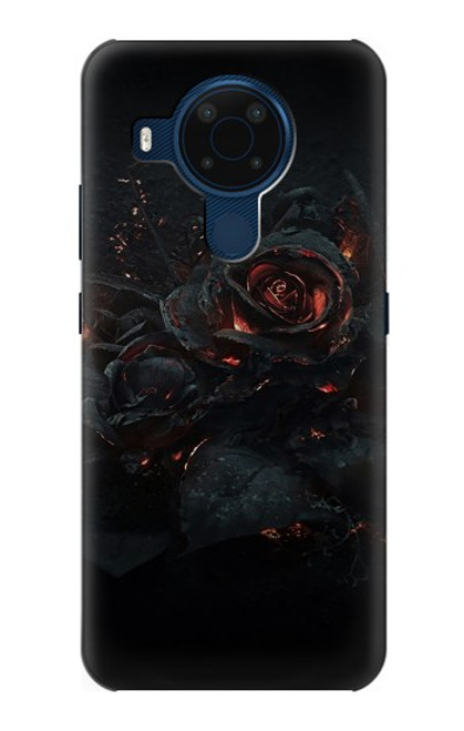 W3672 Burned Rose Hülle Schutzhülle Taschen und Leder Flip für Nokia 5.4