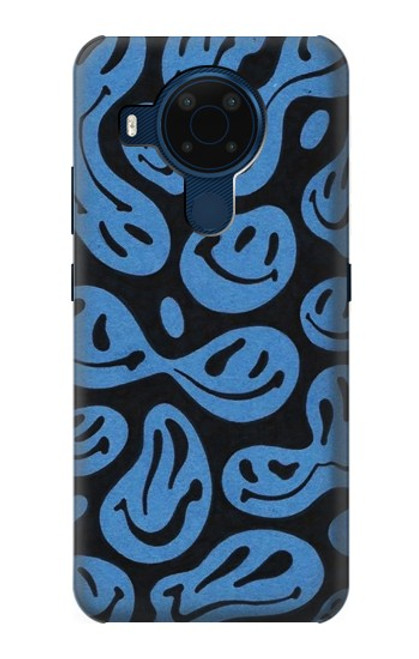 W3679 Cute Ghost Pattern Hülle Schutzhülle Taschen und Leder Flip für Nokia 5.4