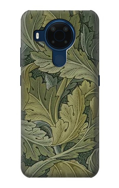 W3790 William Morris Acanthus Leaves Hülle Schutzhülle Taschen und Leder Flip für Nokia 5.4