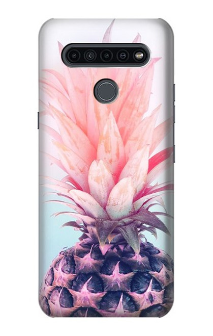 W3711 Pink Pineapple Hülle Schutzhülle Taschen und Leder Flip für LG K41S