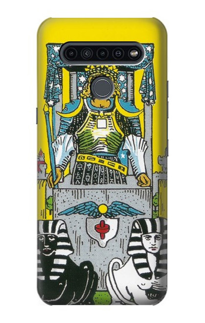 W3739 Tarot Card The Chariot Hülle Schutzhülle Taschen und Leder Flip für LG K41S