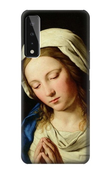 W3476 Virgin Mary Prayer Hülle Schutzhülle Taschen und Leder Flip für LG Stylo 7 4G