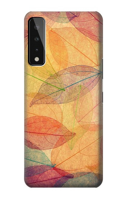 W3686 Fall Season Leaf Autumn Hülle Schutzhülle Taschen und Leder Flip für LG Stylo 7 4G