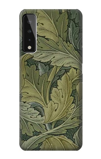 W3790 William Morris Acanthus Leaves Hülle Schutzhülle Taschen und Leder Flip für LG Stylo 7 4G