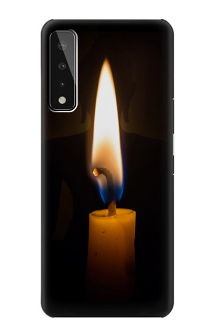 W3530 Buddha Candle Burning Hülle Schutzhülle Taschen und Leder Flip für LG Stylo 7 5G