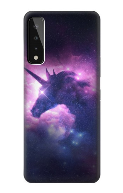 W3538 Unicorn Galaxy Hülle Schutzhülle Taschen und Leder Flip für LG Stylo 7 5G