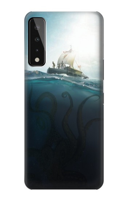 W3540 Giant Octopus Hülle Schutzhülle Taschen und Leder Flip für LG Stylo 7 5G