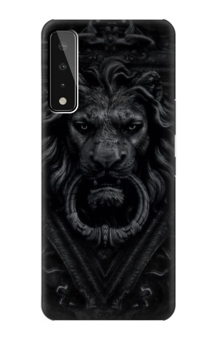 W3619 Dark Gothic Lion Hülle Schutzhülle Taschen und Leder Flip für LG Stylo 7 5G
