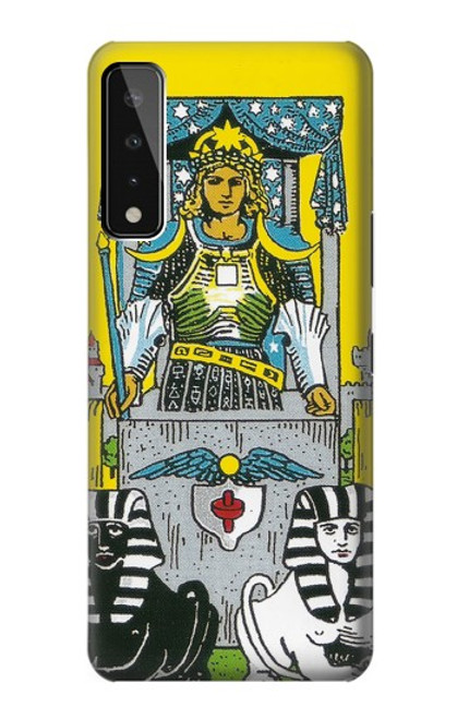 W3739 Tarot Card The Chariot Hülle Schutzhülle Taschen und Leder Flip für LG Stylo 7 5G