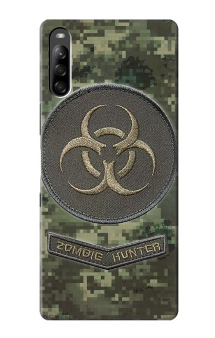 W3468 Biohazard Zombie Hunter Graphic Hülle Schutzhülle Taschen und Leder Flip für Sony Xperia L5