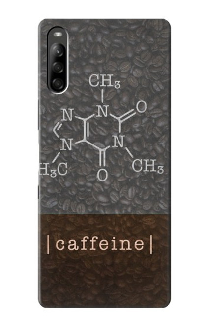 W3475 Caffeine Molecular Hülle Schutzhülle Taschen und Leder Flip für Sony Xperia L5