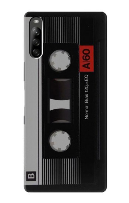 W3516 Vintage Cassette Tape Hülle Schutzhülle Taschen und Leder Flip für Sony Xperia L5