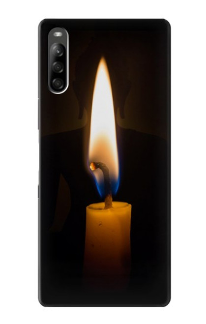 W3530 Buddha Candle Burning Hülle Schutzhülle Taschen und Leder Flip für Sony Xperia L5