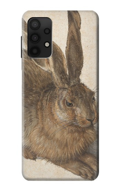 W3781 Albrecht Durer Young Hare Hülle Schutzhülle Taschen und Leder Flip für Samsung Galaxy A32 4G