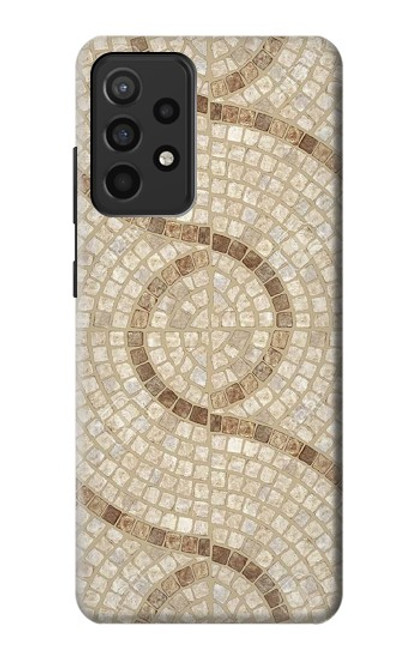 W3703 Mosaic Tiles Hülle Schutzhülle Taschen und Leder Flip für Samsung Galaxy A52, Galaxy A52 5G