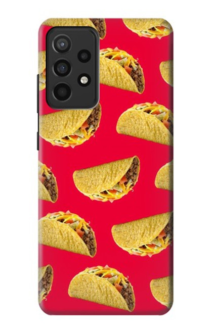 W3755 Mexican Taco Tacos Hülle Schutzhülle Taschen und Leder Flip für Samsung Galaxy A52, Galaxy A52 5G