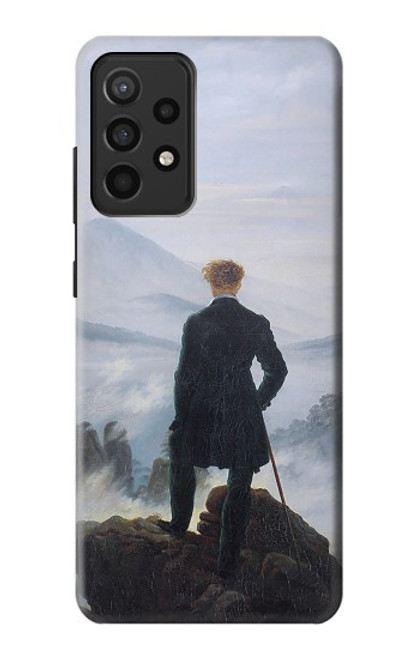 W3789 Wanderer above the Sea of Fog Hülle Schutzhülle Taschen und Leder Flip für Samsung Galaxy A52, Galaxy A52 5G