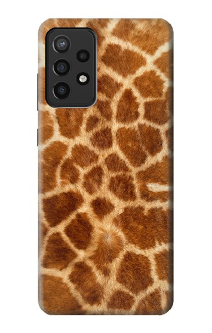 W0422 Giraffe Skin Hülle Schutzhülle Taschen und Leder Flip für Samsung Galaxy A72, Galaxy A72 5G