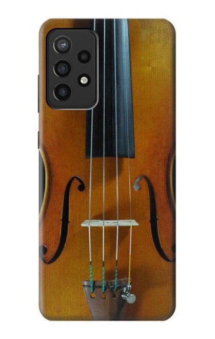 W3234 Violin Hülle Schutzhülle Taschen und Leder Flip für Samsung Galaxy A72, Galaxy A72 5G