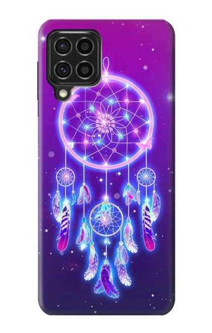 W3484 Cute Galaxy Dream Catcher Hülle Schutzhülle Taschen und Leder Flip für Samsung Galaxy F62