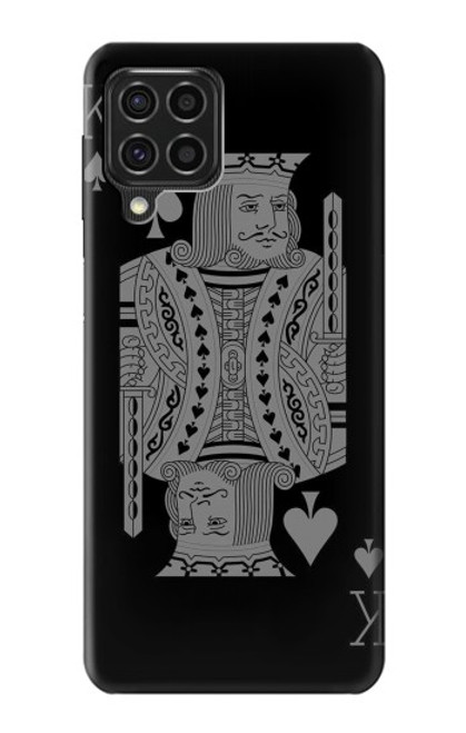 W3520 Black King Spade Hülle Schutzhülle Taschen und Leder Flip für Samsung Galaxy F62